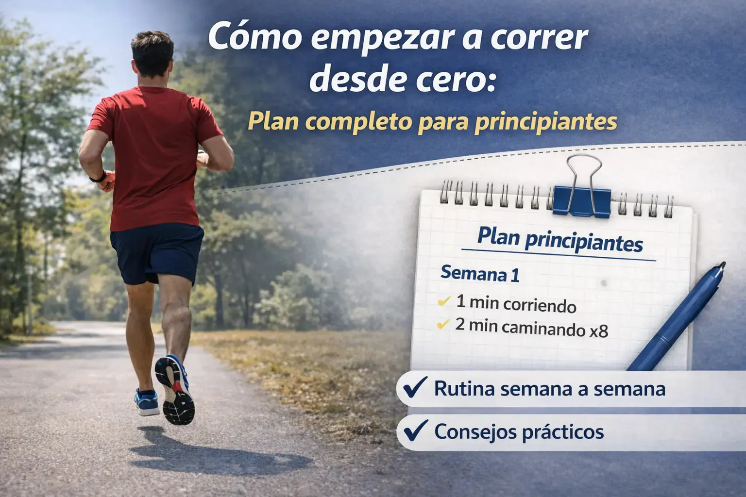 Cómo empezar a correr desde cero: plan completo para principiantes
